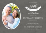 Banner Years - Anniversary Invitations	