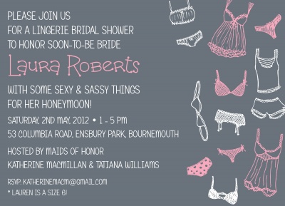 Hen Party Invitations, Sassy Lady Design