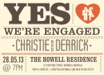 Officially Two - Engagement Party Invitations