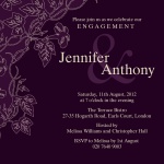 Heliotrope Honeys - Engagement Party Invitations
