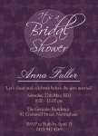 Purple Fantasy - Hen Party Invitations 
