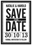 Modern Lace Date - Save the Date Cards 