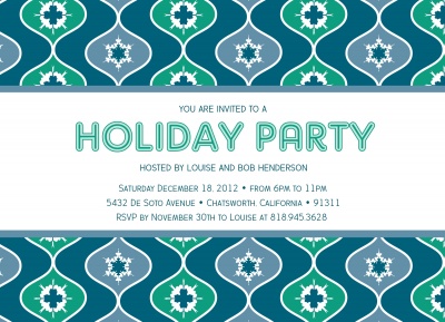 Holiday Party Invitations, Pop Art Party Design