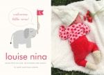 Big Blush Announcement - Baby Girl Birth Announcements