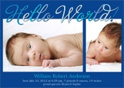  Birth Announcements for Boys - Blue Chip