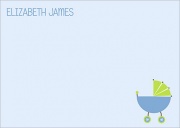 Blue Baby Bottles - Thank You Cards
