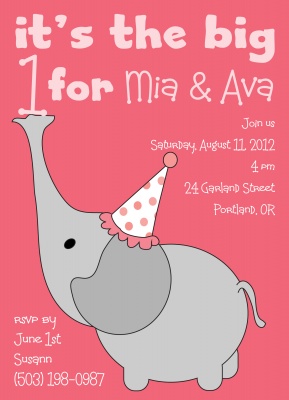 Kids Birthday Invitations, Their Big Day Design