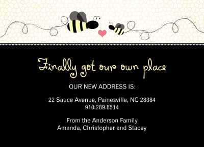 We've Moved Announcements , Newlywed Nest Design