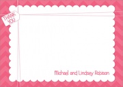  Baby Thank You Notes - All Wrapped Up Pink