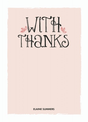Baby Shower Thank You Cards, Pretty Pink Design