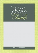 Baby Glee Green -  Baby Thank You Notes