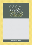 Baby Thank You Cards - Baby Glee Orange