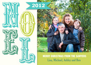 Chartreuse Noel - photo Christmas cards