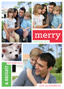 Merry Collage - photo Christmas cards
