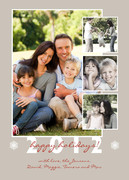 Silver Holiday Collage -  holiday cards