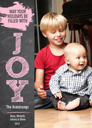 holiday photo cards - Chalk & Cheers