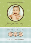 Baby Blizzard -  Christmas Birth Announcement Cards