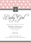 Girl Joy Shower - Baby Girl Shower Invites