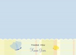 Nursery Curtains - Baby Shower Thank You Cards