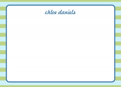 Baby Shower Thank You Cards, 100% Blue Design