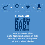 Equals Love - Couples Baby Shower Invitations 
