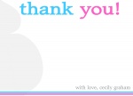 Special Silhouette - Baby Shower Thank You Cards