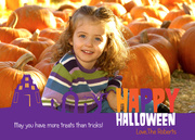 Treat Tricks - halloween photo cards