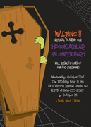 Halloween Invitations - Knock Knock