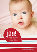 Vermillion Reasons -  Baby Holiday Cards