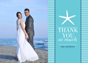 Sea Star Thanks - Wedding Announcements