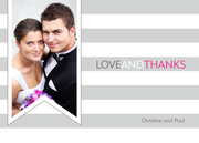  Marriage Announcements - Ribbon Stripe Thanks