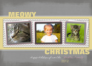 Merry Kitty-Dog Christmas Cards