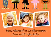 Lil Pumpkins - halloween photo cards