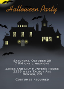 Halloween House -  Halloween Party Invitations