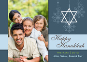 Floating Star - Hanukkah photo cards