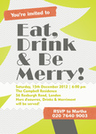 Let's Go Merry! - Christmas Party Invitations 
