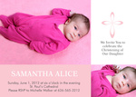 Flower Cross Pink