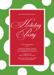 Holiday Bubbles -  Christmas Invitations 
