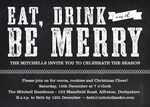 Chalk It Up - Christmas Party Invitations 
