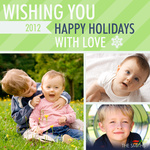 Lime Love - Baby Christmas Cards 