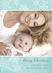 Blue Sweet Christmas - Baby Christmas Cards 