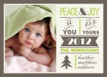 Peace Peak -  Babys First Christmas Cards