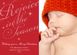 Sparkle Rejoice - Baby Christmas Cards 