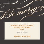 Elegant Merry -  Christmas Cards for Business