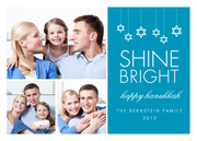 Shine Bright Hanukkah - Hanukkah photo cards