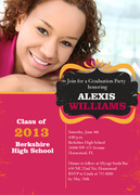 graduation party invitations - Her Celebration
