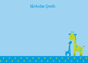 Baby 'n Me Blue - Baby Thank You Cards
