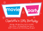 Movie Night - Sweet 16 Invitations