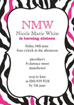 Jungle Chic - Sweet 16 Invitations