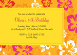 Fields of Gold - Teenage Party Invitations